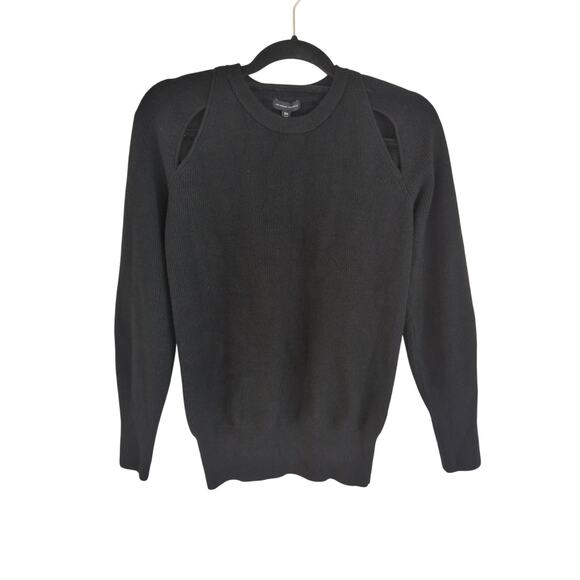 Universal Standard Black Keyhole Sweater - Size 3XS - Picture 1 of 6